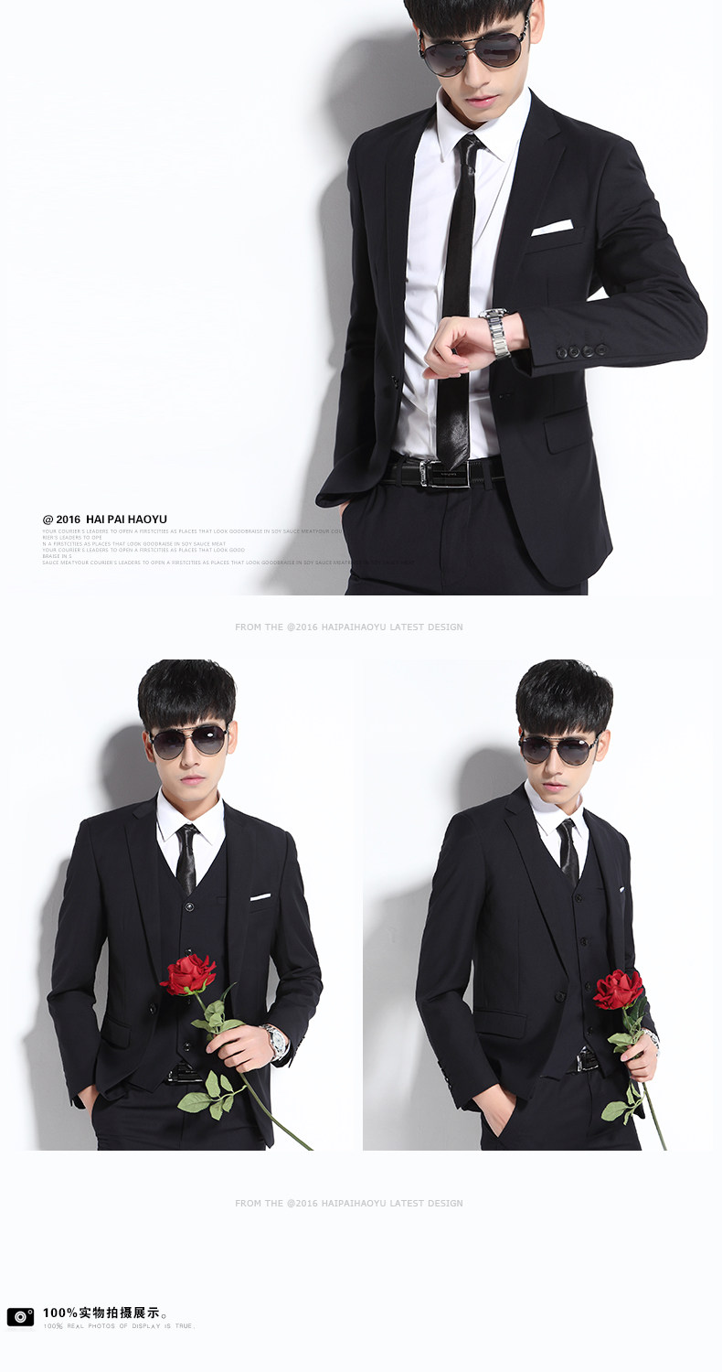 Costume homme HAIPAI HAOYU 100% Polyester pour printemps - Ref 1549833 Image 14