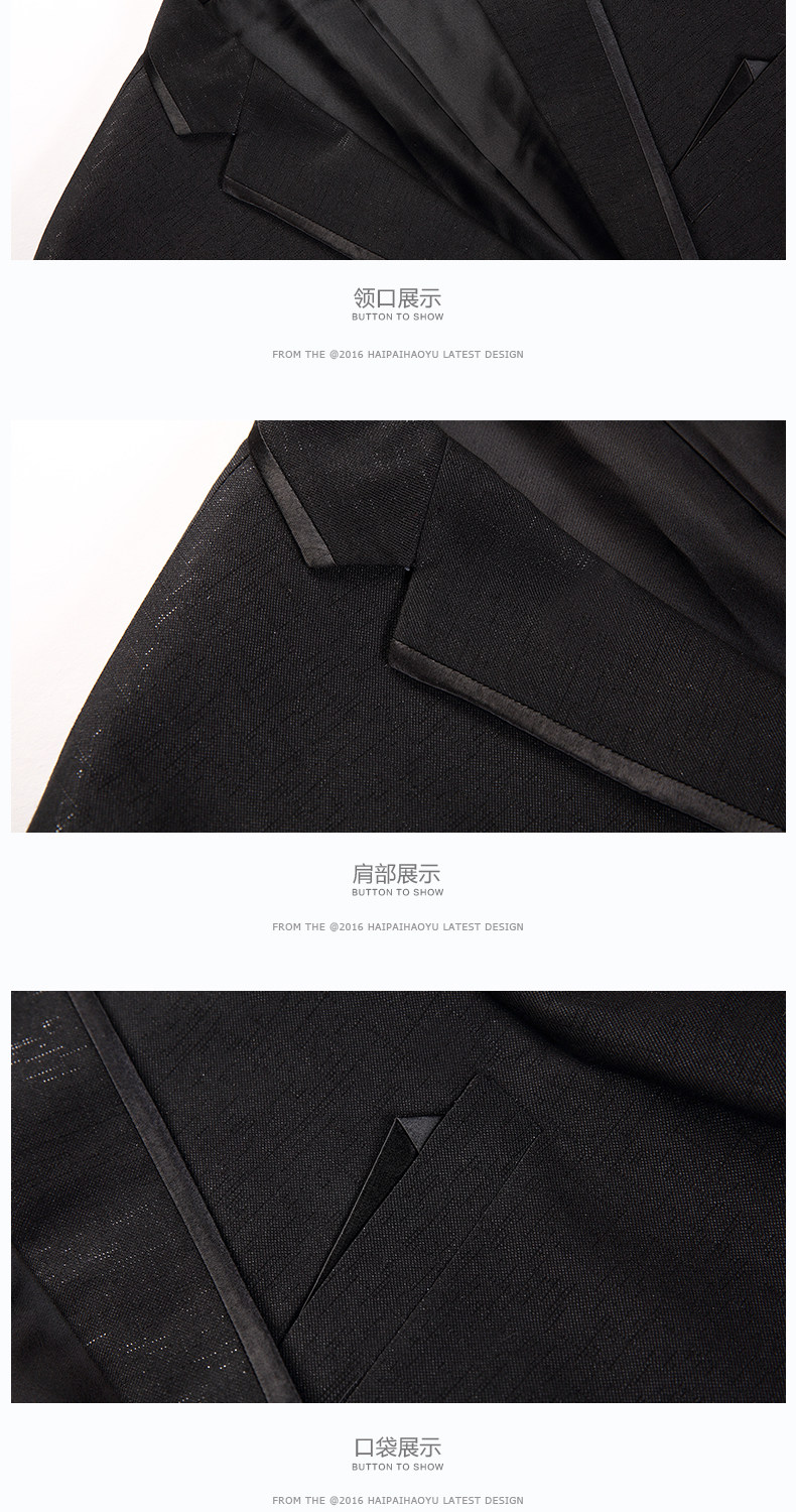 Costume homme HAIPAI HAOYU 100% Polyester pour printemps - Ref 1549823 Image 14