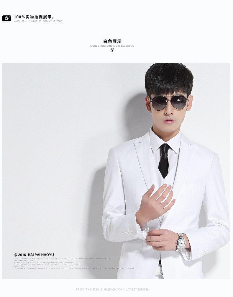 Costume homme HAIPAI HAOYU 100% Polyester pour printemps - Ref 1549801 Image 15