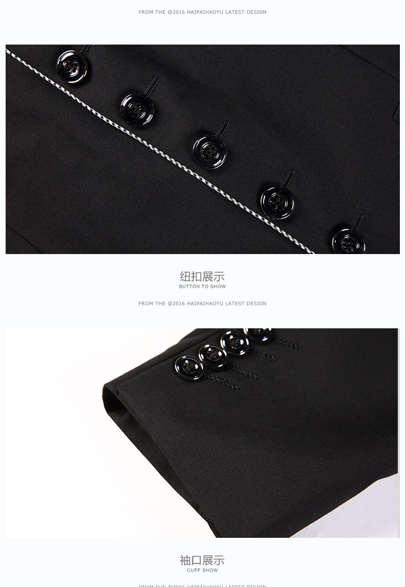 Costume homme HAIPAI HAOYU 100% Polyester pour printemps - Ref 1549852 Image 23