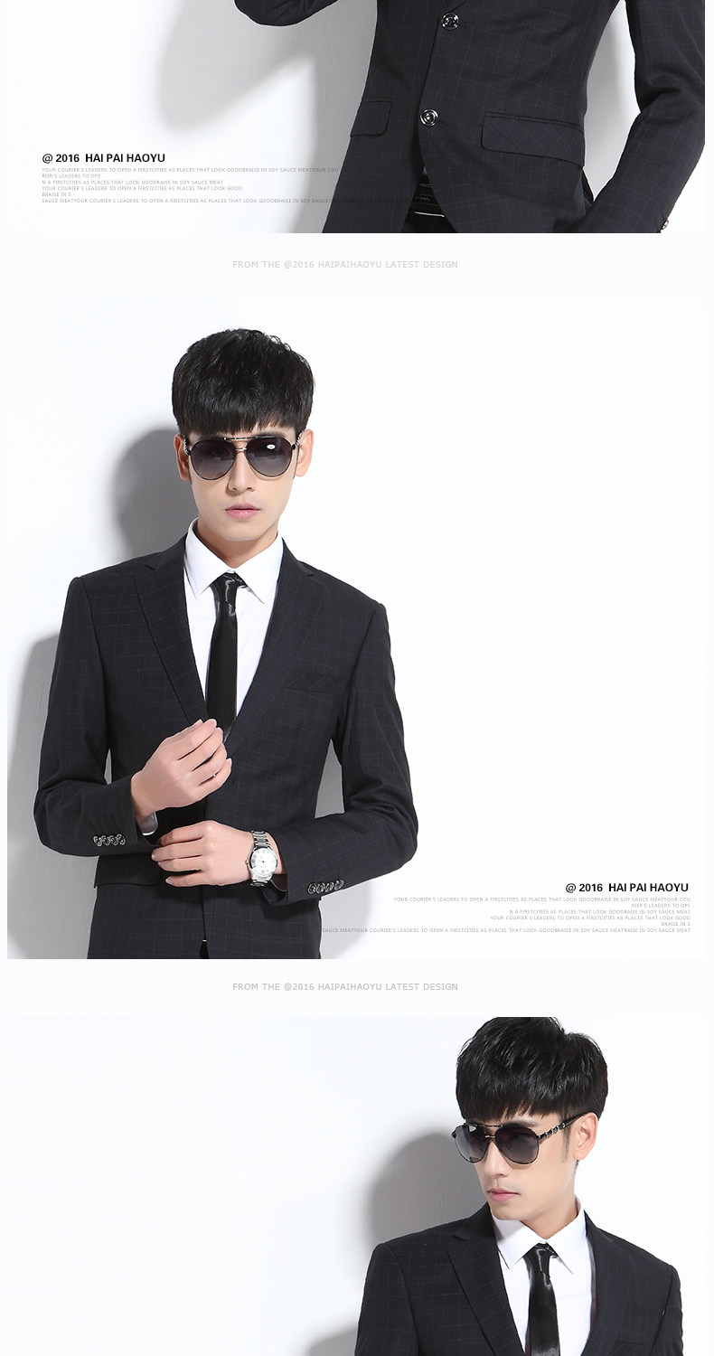 Costume homme HAIPAI HAOYU 100% Polyester pour printemps - Ref 1549809 Image 11