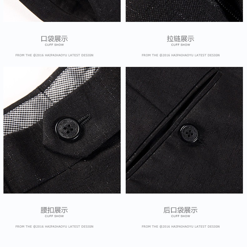 Costume homme HAIPAI HAOYU 100% Polyester pour printemps - Ref 1549823 Image 16