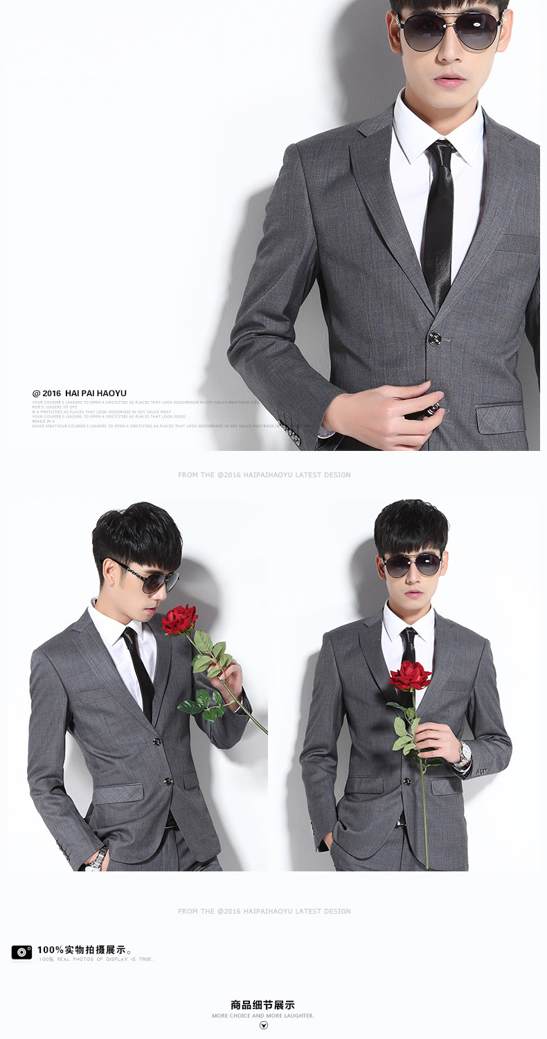 Costume homme HAIPAI HAOYU 100% Polyester pour printemps - Ref 1549809 Image 14