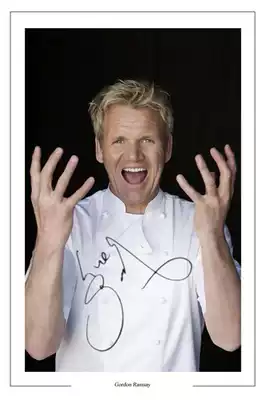 Gordon Ramsay Gordon Ramsay signed photo