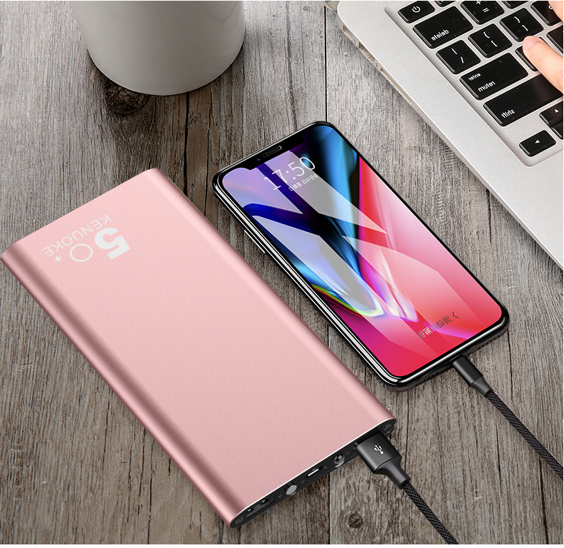 Sạc dung lượng siêu mỏng dung lượng lớn di động phổ thông di động Apple vivo vinh quang OPPO Huawei chuyên dụng mAh nhỏ gọn 8X7 sạc nhanh dễ thương hoạt hình siêu dễ thương