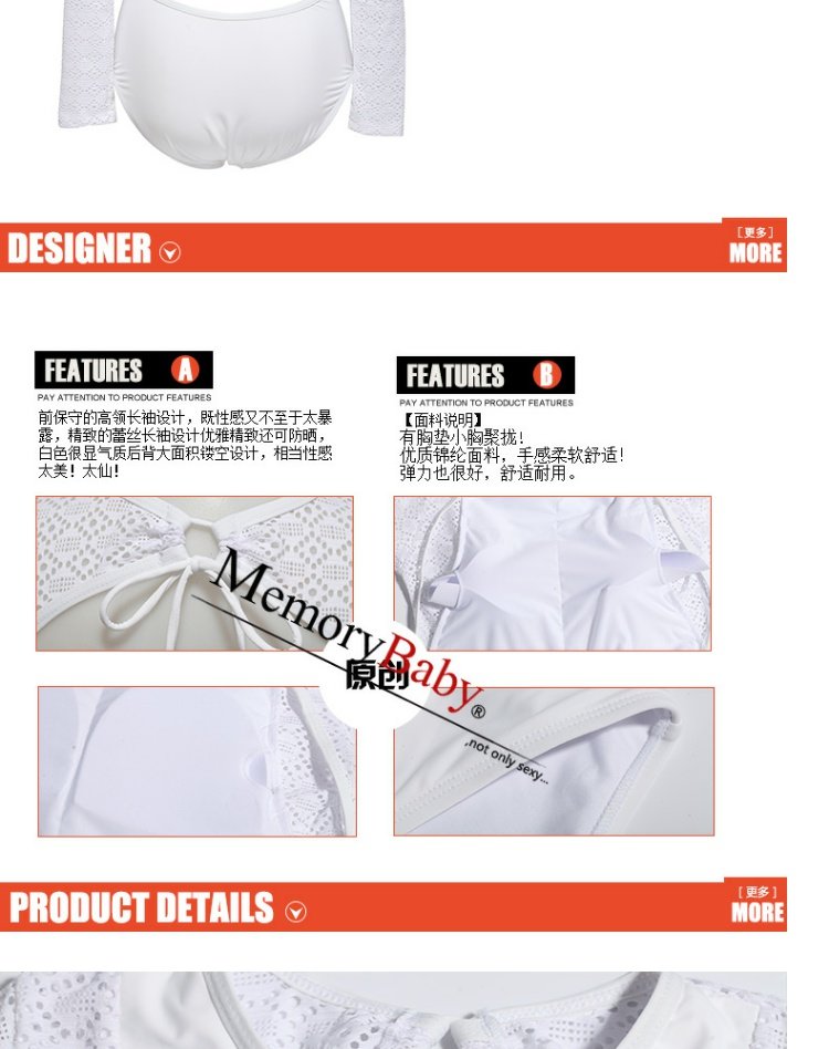 BỘ NHỚ du lịch đẹp mới gợi cảm ren lớn backless áo tắm một mảnh nữ che bụng thon gọn ngực nhỏ - Bộ đồ bơi One Piece đồ bơi liền thân nữ