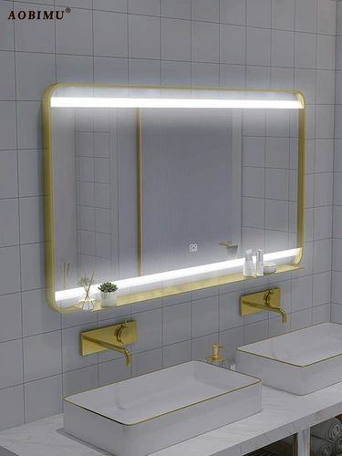 Умная лампочка из нержавеющей стали для ванной комнаты, водонепроницаемое зеркало, вилла для отеля