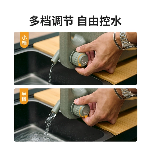 Вместительное и большое ведро для кемпинга