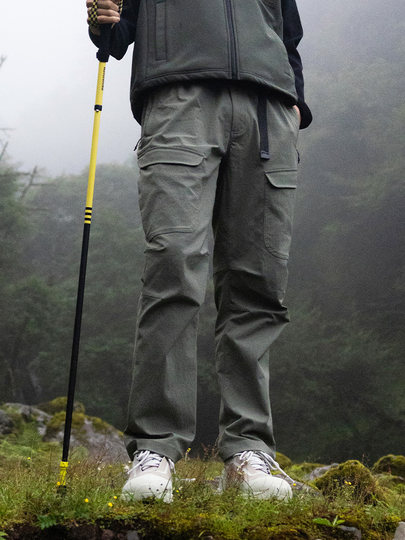 Nok Cordura Hiking Pants Soft Shell Pants Outdoor Mountaineering Wear-Resistant Pants 2025 Autumn and Winter Men's and Women's Overalls