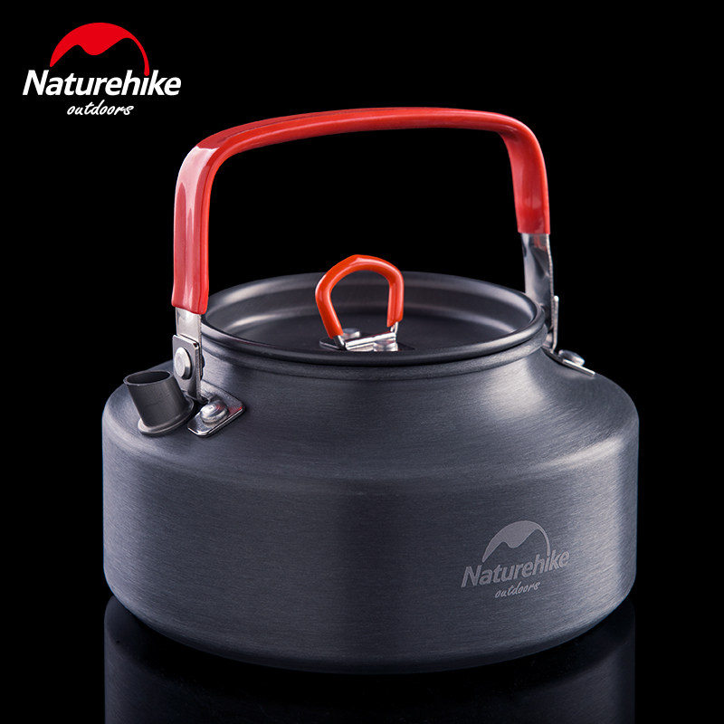 NH Norwegian 1 1L aluminum alloy teapot outdoor camping soup jug Barbecue Portable kettle Wild Cooking Kettle Open Kettle