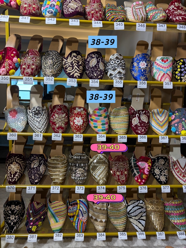 Nepalese Handmade High Heels, Indian Handmade Shoes 5cm High Heels That Can Be Worn for Shopping