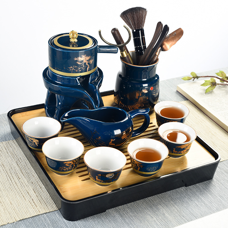 Kung fu tea set porcelain god visitor household of Chinese style tea small tea table is contracted tea cups dry tea tray