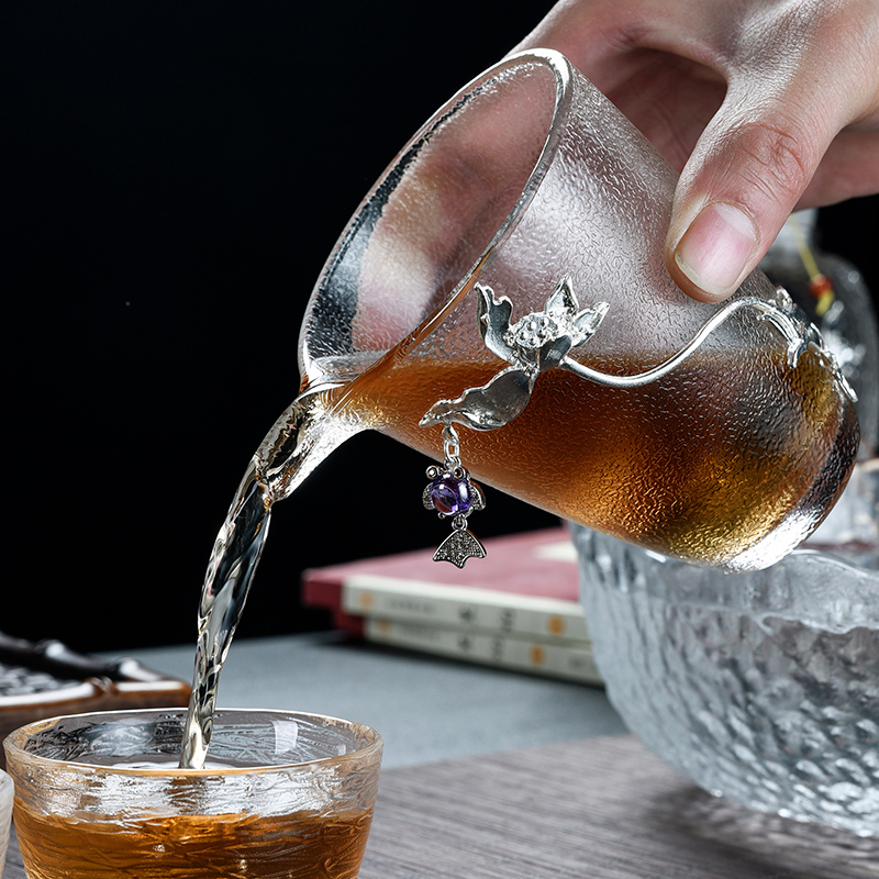 The porcelain god coppering. As The silver side of The glass fair keller heat more transparent points of tea ware tea sea kung fu tea accessories