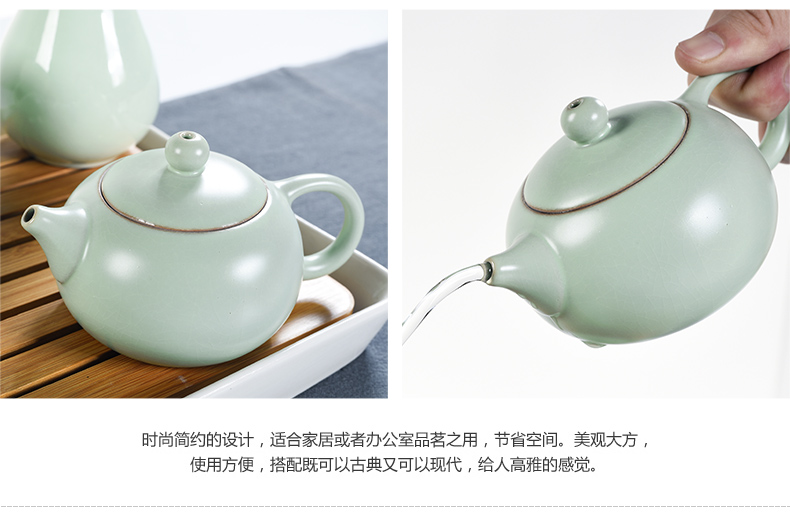 Household your up porcelain god kung fu tea set ceramic dry tea cups dish suits for Japanese contracted small tea sets tea sea