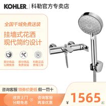 Kohler new wall bathtub shower package Leo faucet combination R72319T-4-CP