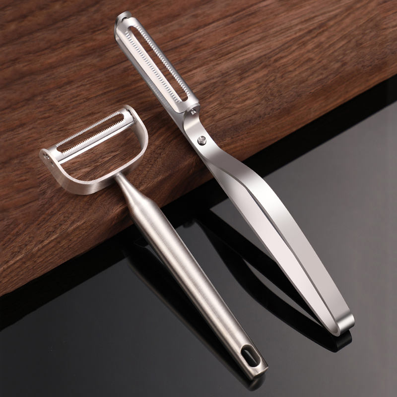Sparkling Superior 304 Stainless Steel Paring Knife Fruit Scrapper Apple Versatile Lettuce Potatoes Peeled knife melon