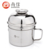 hộp cơm hâm nóng Hộp cơm trưa bằng thép không gỉ hộp cơm sinh viên bát thức ăn nhanh cốc hai lớp có nắp nam lớn ăn liền bát 2 lớp 3 hộp cơm trưa - Hộp cơm điện sưởi ấm hộp cơm hâm điện Hộp cơm điện sưởi ấm
