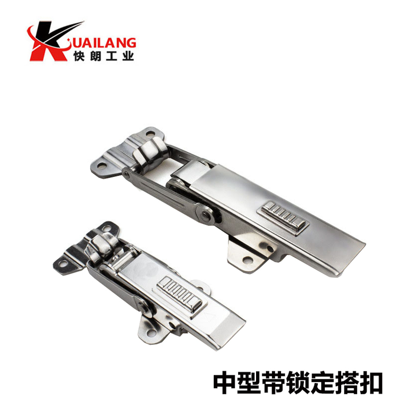 C-1231-1-/2 Stainless Steel Self-Locking Adjustable Buckle, Medium-Sized Clamping Buckle, Automated Shock-Proof Buckle