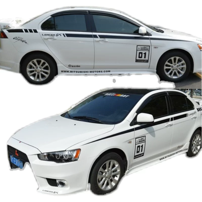 Подходят для заниженной талии Mitsubishi Wingshen, наклейки на автомобиль белого цвета, тянуться наклейки, Lingyue V3, Lingshuai, Lingshuai, все