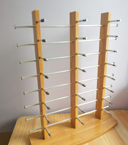 Glasses display stand storage display stand wooden creative glasses stand sunglasses sunglasses stand shelf props