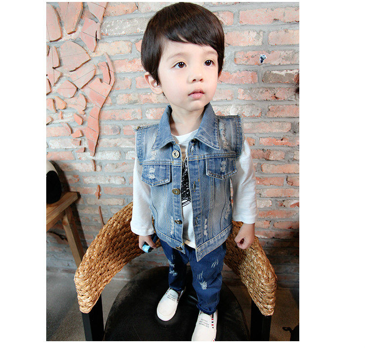 Gilet enfant en toile - Ref 2069076 Image 9