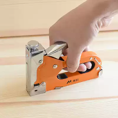 Nailing gun manual nailing gun nailing artifact code nail snatching special gun steel nail gun thread slot nail Carpenter
