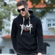 Áo len nam mới trùm đầu mùa xuân và mùa thu phong cách Hàn Quốc cộng với áo nỉ nam hoodies hợp thời trang áo thun lông cừu thương hiệu áo khoác thủy triều - Cực lớn