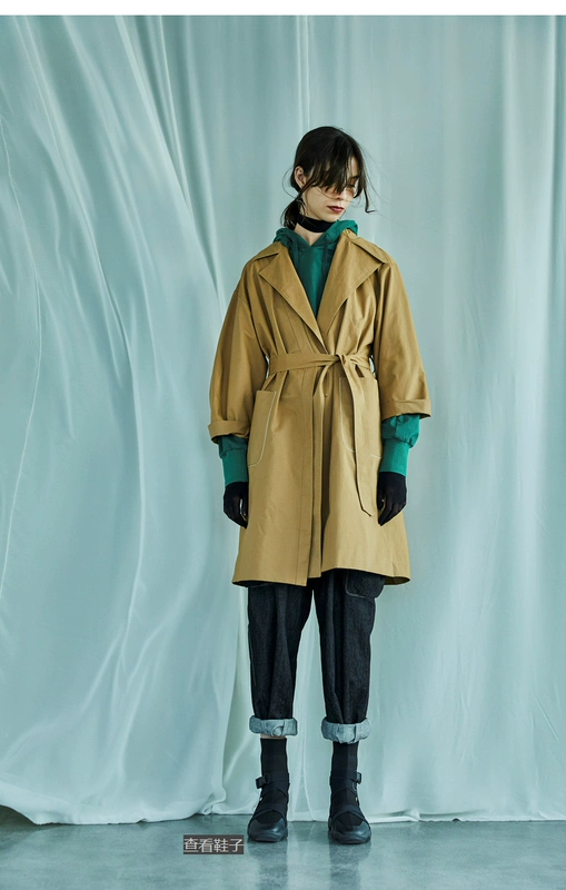 [Ưu đãi đặc biệt] Quần áo nữ phong cách mát mẻ Nhật Bản vào mùa xuân năm 2020 - Trench Coat