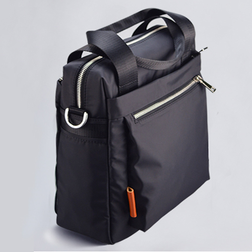 Men's Handheld Shoulder Bag Briefcase Oxford Spinning Vertical Simple Retro Business Casual British Messenger Bag Waterproof