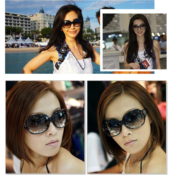 2024 new polarized sunglasses for women with big faces, slimming and round faces, brand sunglasses, anti-UV glasses for myopia