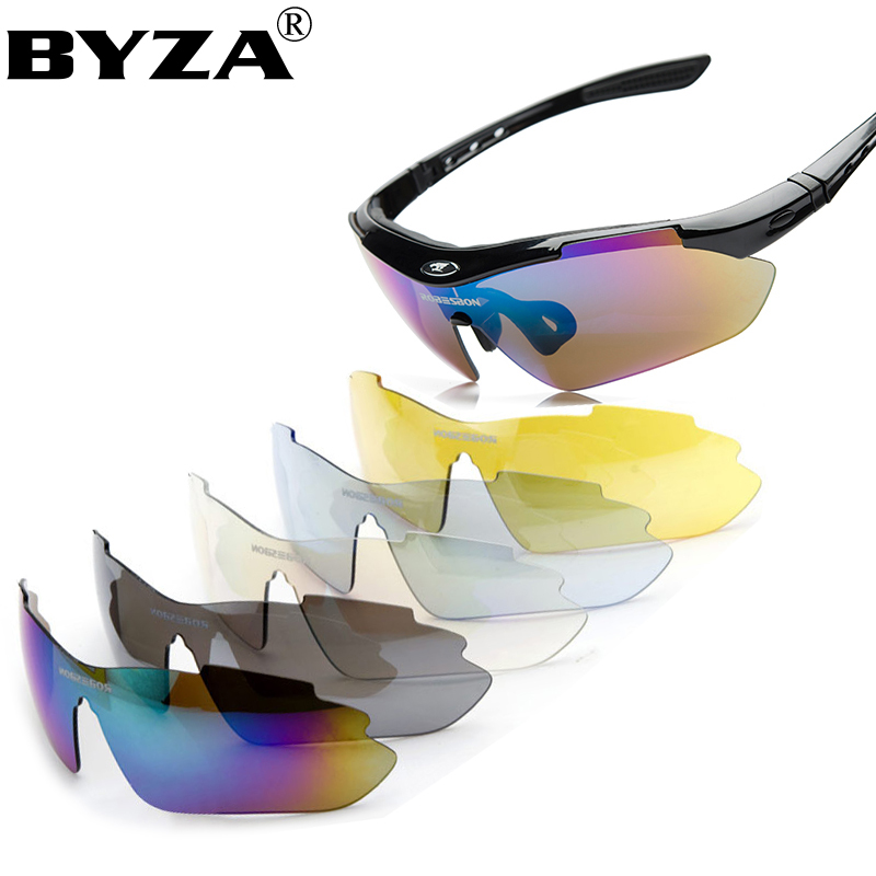 BYZA Outdoor Sunglasses Mountain Bike Riding Mirror Polarized Men's and Women's Goggles Bicycle Glasses Windproof and Dustproof