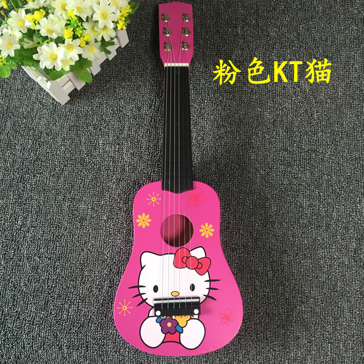 Quà tặng cho trẻ em bằng gỗ cho trẻ em guitar 21 inch 27 inch cho người mới bắt đầu guitar trẻ em nhạc cụ bé trai và bé gái đồ chơi âm nhạc - Đồ chơi nhạc cụ cho trẻ em bộ trống điện tử cho bé
