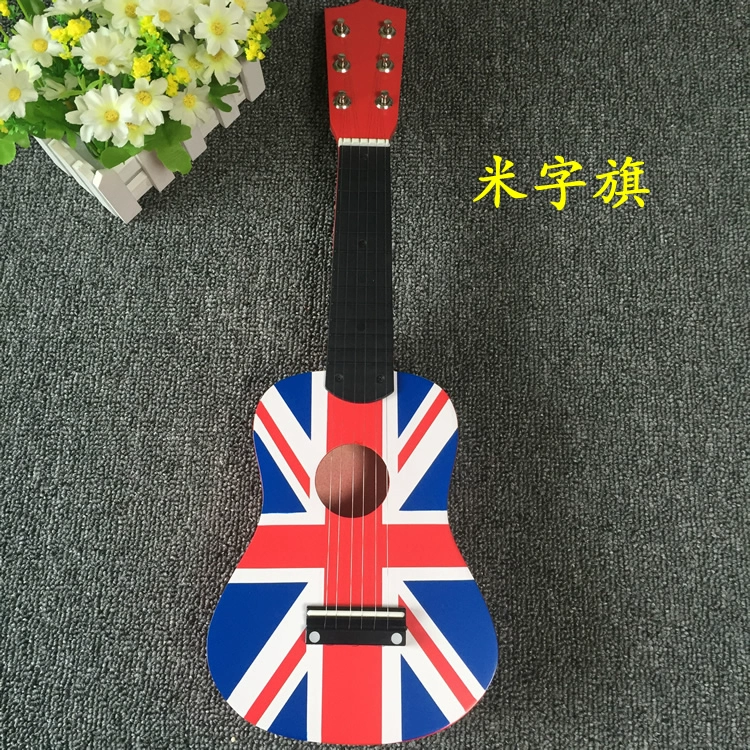 Đồ chơi guitar cho trẻ em bằng gỗ có thể được chơi Mô hình hoạt hình mô phỏng cây guitar nhỏ đồ chơi nhạc cụ - Đồ chơi nhạc cụ cho trẻ em đàn piano cho trẻ em