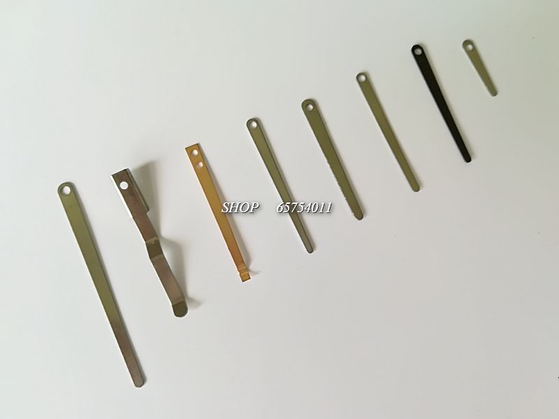 Ex-gratia instrument reed spring needle spring sheet spring sheet sax long flute clarinet stainless steel baking black spring sheet