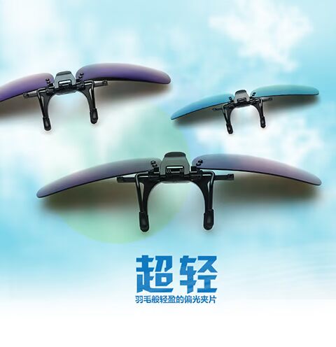 2017 Kính cận thị chính hãng Clip Kính râm Đêm Tầm nhìn Clip Unisex Kính râm đeo lens