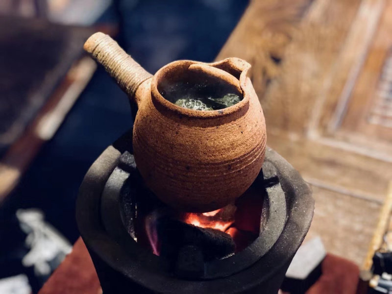 云南烤茶,火塘,作用_大山谷图库