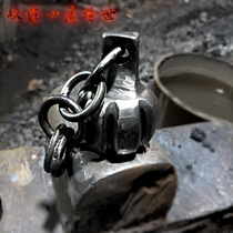 Blacksmith forging fitness exercise ball solid pumpkin petal meteor hammer performance training competition soft weapon broken window self-help