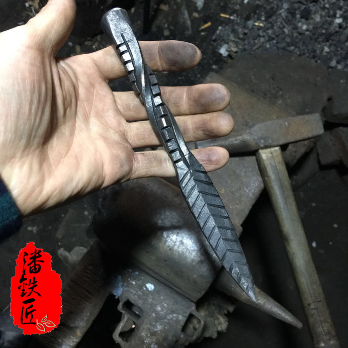 Pan Iron Artisan Pure Hand Forged Beat Tea Knife Tea Needle Tea Cone Sub Tea Tea Cake Pry Tea Knife Tea Table Accessories Tea Set