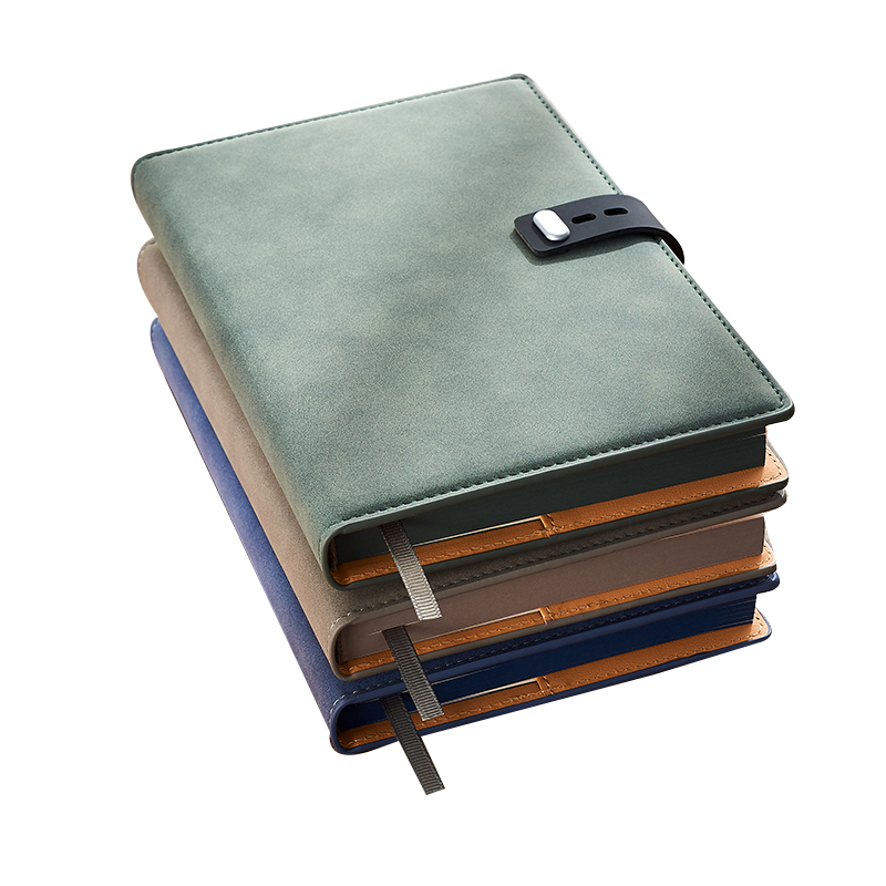 Simple a5 literary and exquisite conference embossed notebook