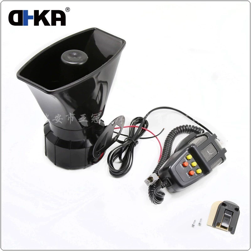 Megaphone, microphone, (Physicals), 100W, 12v