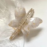Заколка для волос с бабочкой, заколка-крабик, сексуальная акула, французский стиль