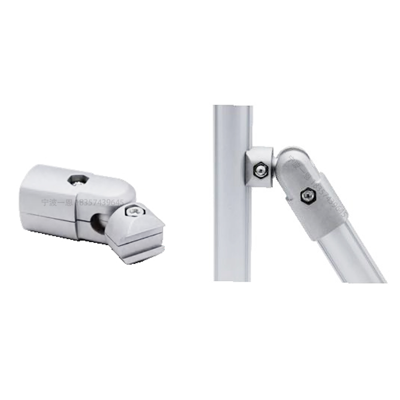 180-degree fixed outer joint 28mm third generation of wire rod accessories aluminium alloy fine tube connector aluminium tube profiles