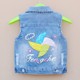 Girls denim vest Korean style baby vest 2024 spring and summer new style 5 thin section 6 baby vest 7 outer wear 8 years old