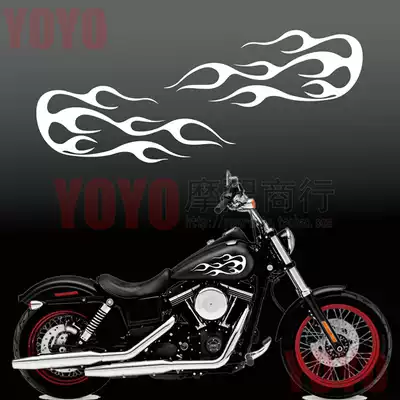 Harley Locomotive Traveler Dana Soft Tail Universal Modified Fuel Tank Sticker