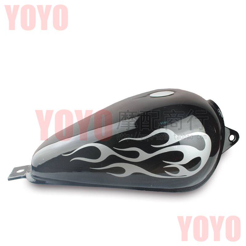 Suitable for Qianjiang 250 Earth Eagle King DD250E CA250 modified flame fuel tank decal sticker