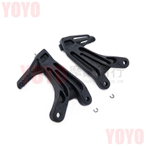 Suitable for CBR600RR F5 03 to 04 modified black rear pedal assembly triangle bracket