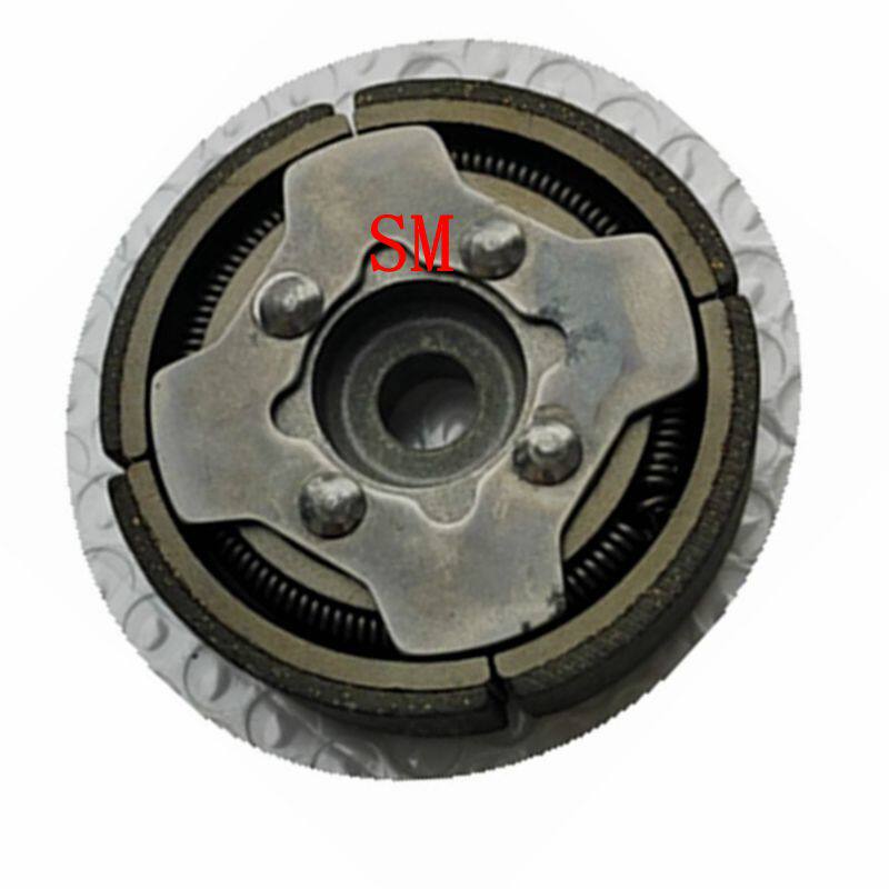 Сцепление 日本工艺ec08汽油小型耕耘机煞车块离合器块甩块 厚19mm25mm15平键孔