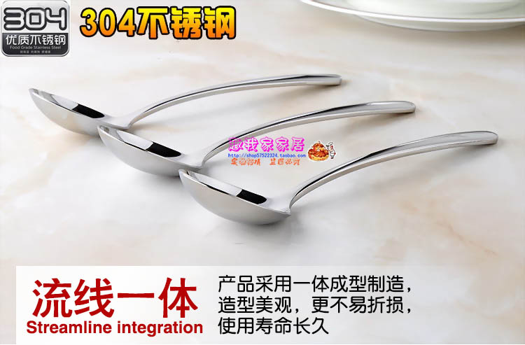 Muỗng inox 304 làm dày sâu trẻ em thìa thìa dành cho người lớn muỗng cơm Hàn Quốc muỗng thìa muỗng cửa hàng muỗng dĩa sứ