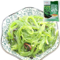 Ready-to-eat seaweed salad Four-flavored wakame seasoned stalks frozen seaweed 200g Guanhua food