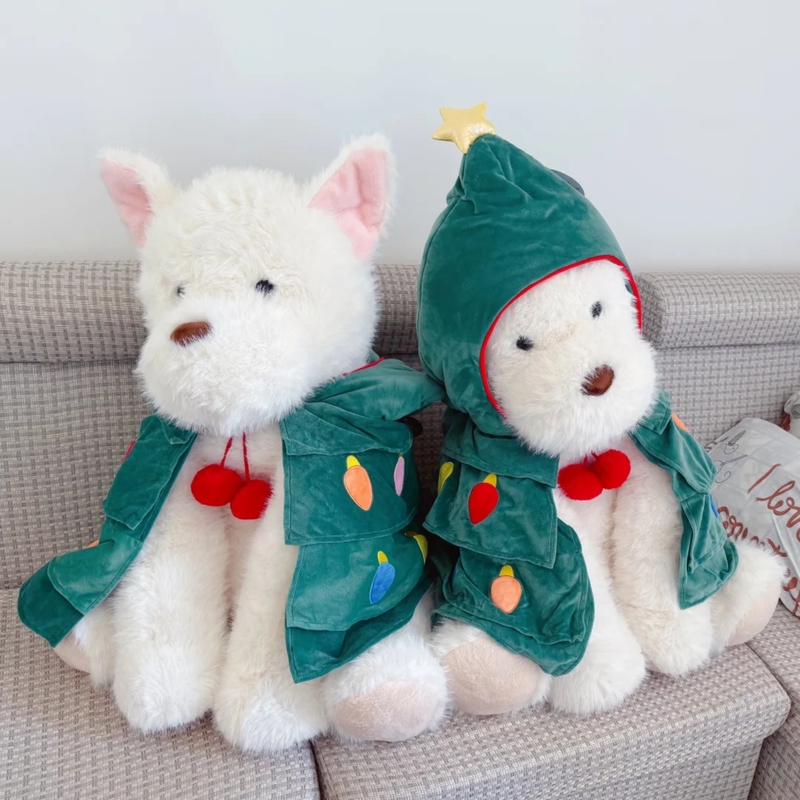 Sam West Highland Plush Toy Large Christmas Plush Toy Sea Otter Dinosaur Octopus Pillow Doll Girl's Gift